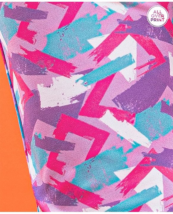Pine Active Full Length Printed Leggings - Pink