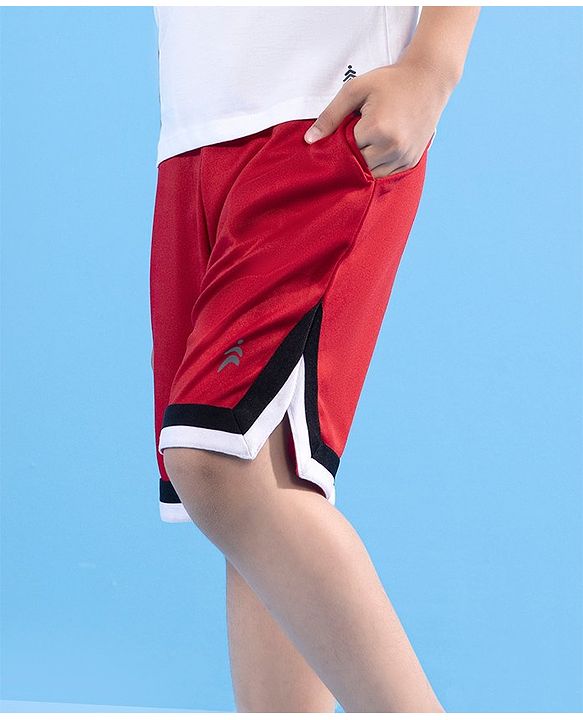 Pine Active Shorts HD Print - Red