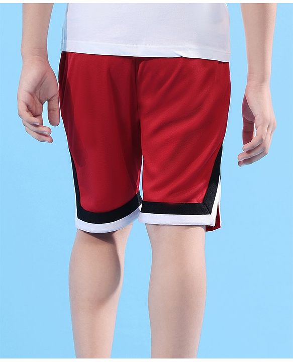 Pine Active Shorts HD Print - Red