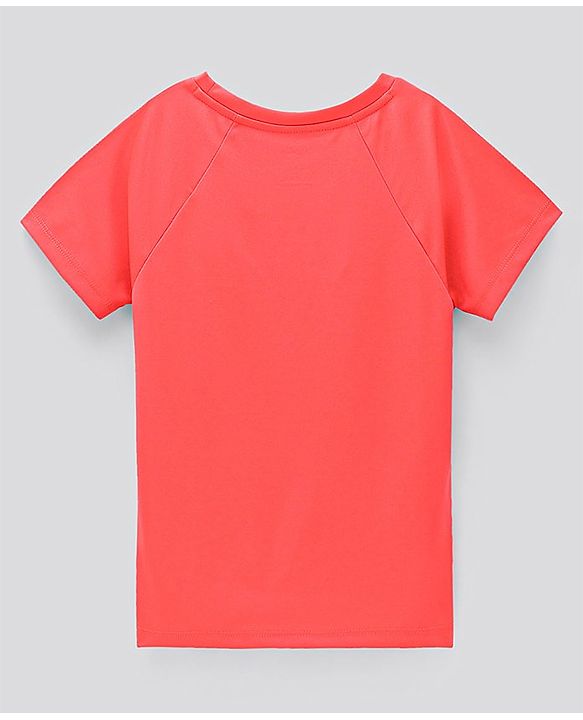 Pine Active Lycra T-shirt and Shorts Set HD Print - Red