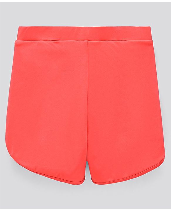 Pine Active Lycra T-shirt and Shorts Set HD Print - Red