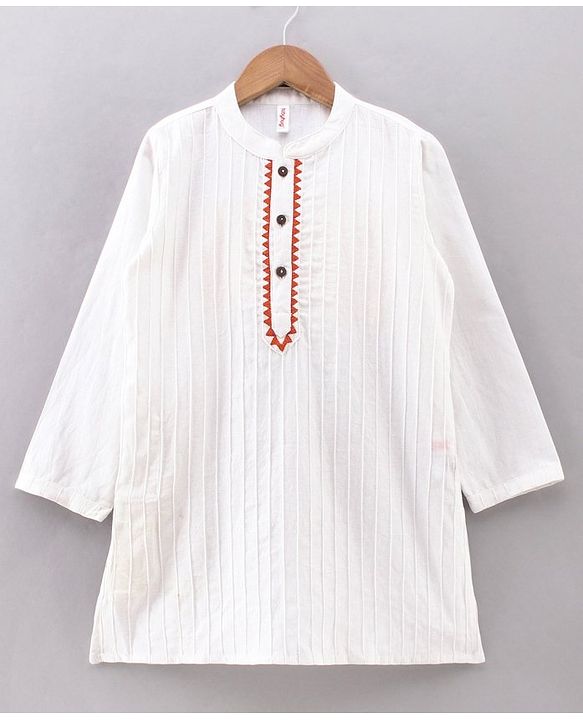 Babyhug Full Sleeves Kurta and Dhoti Set with Waistcoat - Multicolor