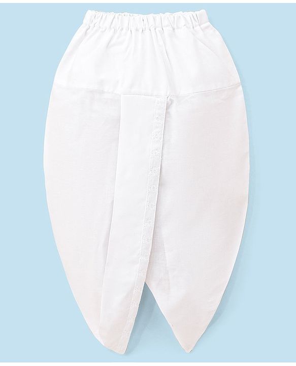 Babyhug Full Sleeves Kurta & Dhoti Set - White