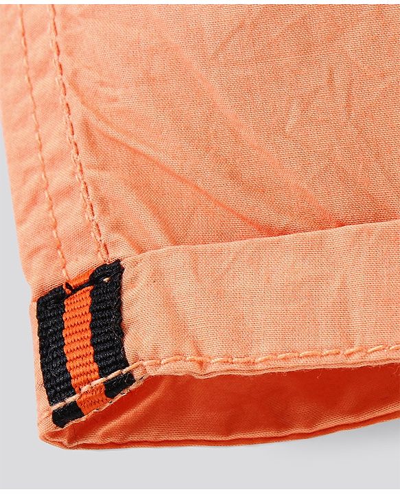 Pine Kids Solid Shorts Softener Wash - Peach