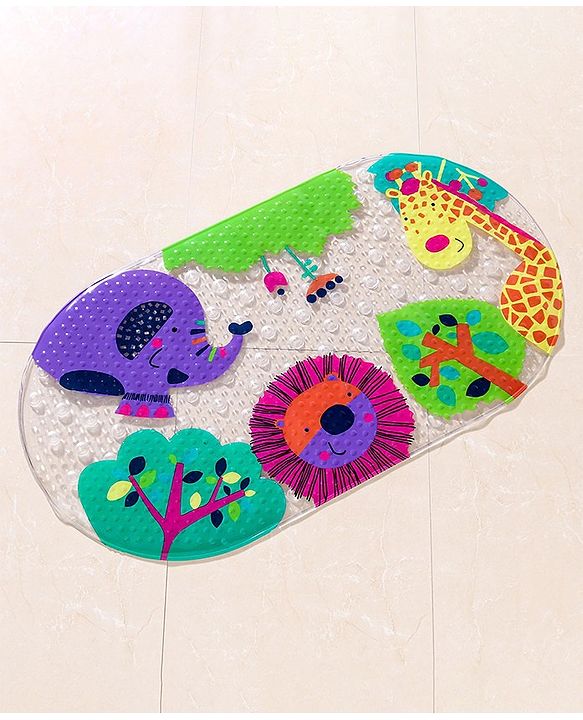 Babyhug Anti Skid Bath Mat Free Size - Multicolour