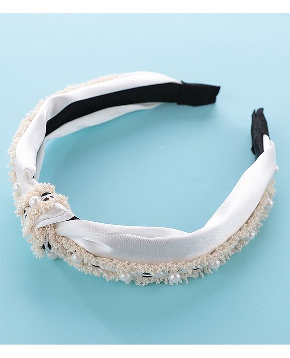 Pine Kids Hair Accessories Combo Set Pack of 3 - White