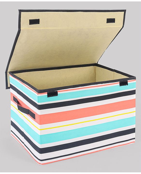 Babyhug Toy Bank Stripes Print- Multicolour