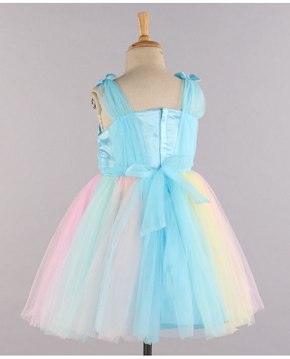 Babyhug Girls Sleeveless Party Wear Frock  3-4Y PINK