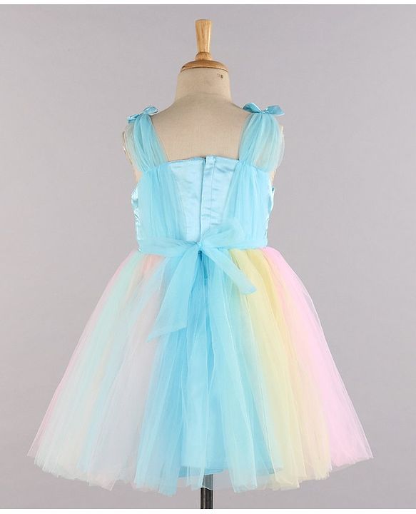 Babyhug Girls Sleeveless Party Wear Frock  3-4Y PINK