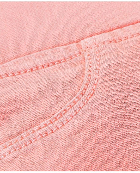 Pine Kids Full Length OD Jegging With Enzyme Softner Wash - Peach