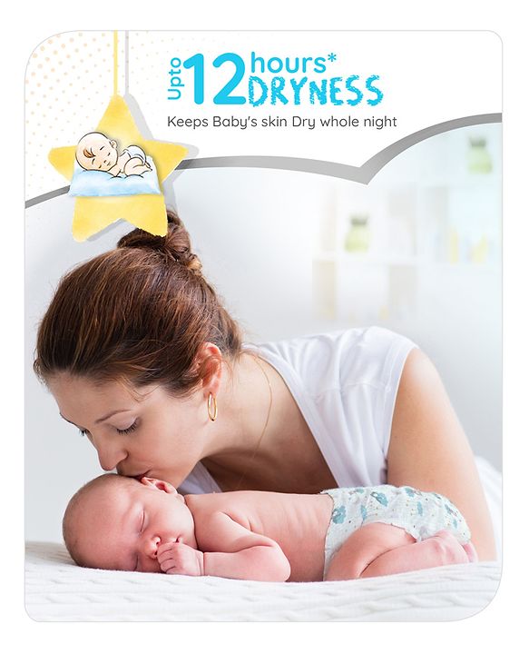 Babyhug Pro Bubble Care Premium Tape Style Diaper for New Born (NB) Size - 22 Pieces - New & Improved Superior Fit