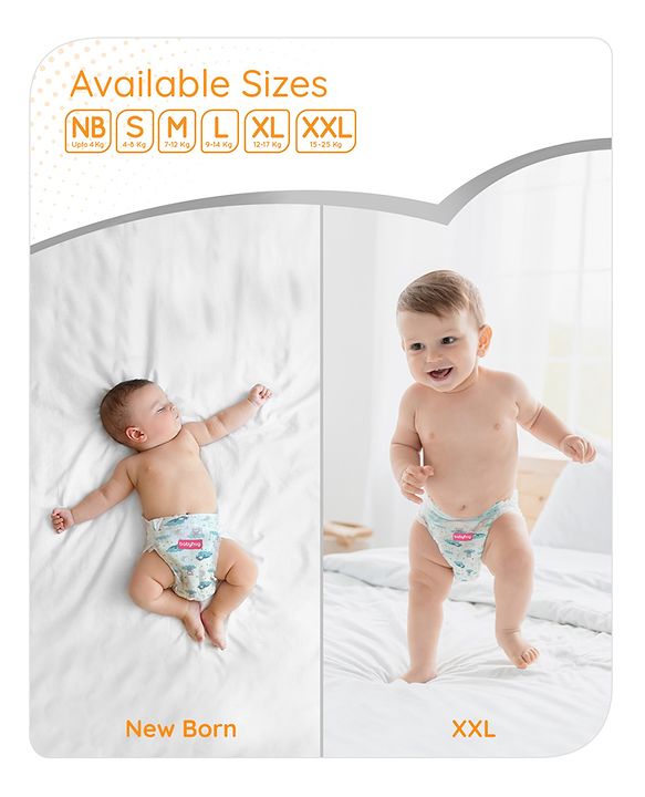 Babyhug Pro Bubble Care Premium Tape Style Diaper for New Born (NB) Size - 22 Pieces - New & Improved Superior Fit