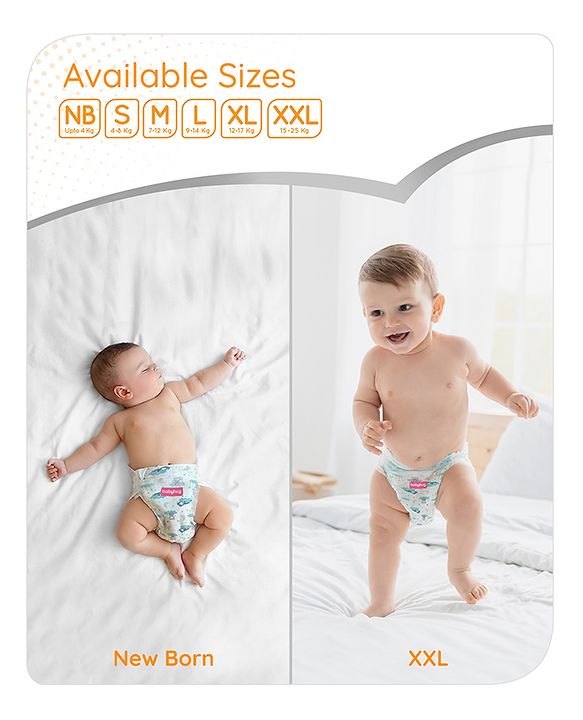 Babyhug Pro Bubble Care Premium Tape Style Diaper for New Born (NB) Size - 22 Pieces - New & Improved Superior Fit