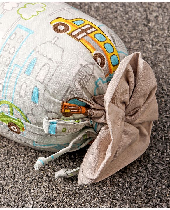 Babyhug Bolster Set of 2 Vehicle Print - Multicolor
