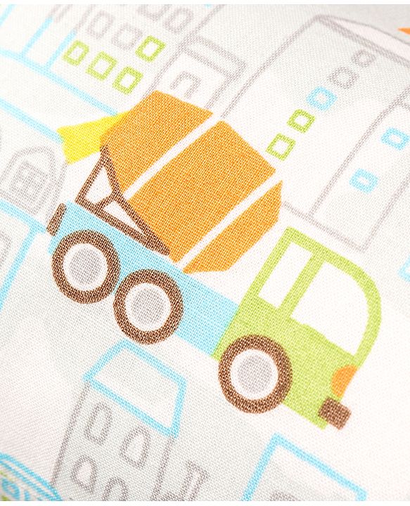 Babyhug Bolster Set of 2 Vehicle Print - Multicolor