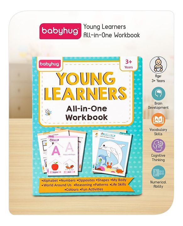 Babyhug Young Learners All In One Activity Workbook - English