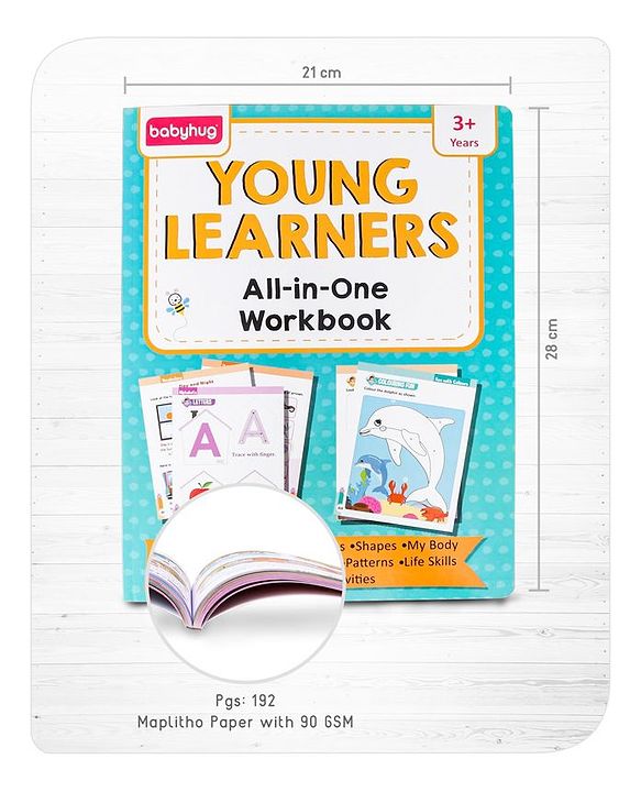 Babyhug Young Learners All In One Activity Workbook - English