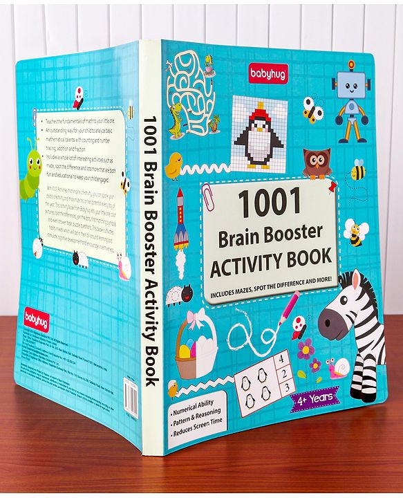Babyhug 1001 Brain Booster Activity Book - English