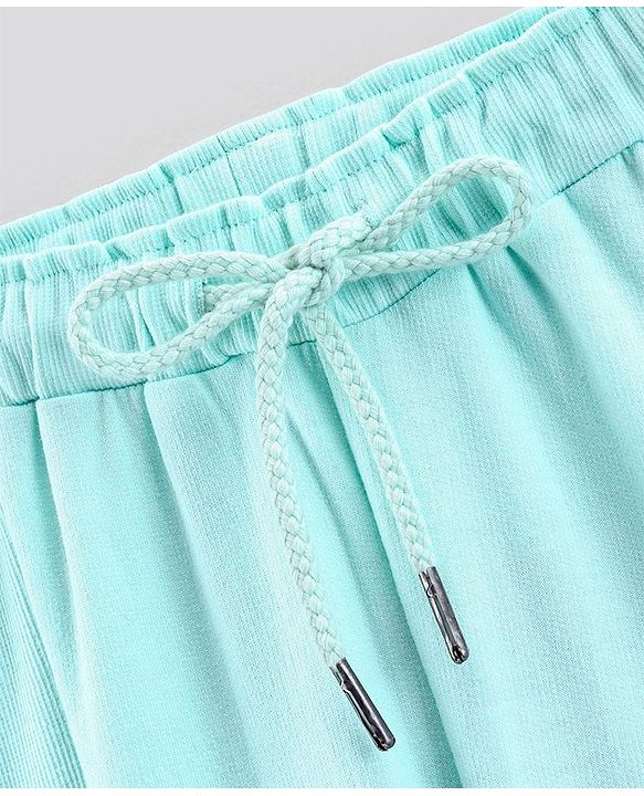 Pine Kids Organic Cotton & Biowash Full Length Lounge Pant - Aqua Blue