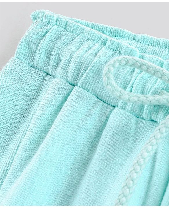 Pine Kids Organic Cotton & Biowash Full Length Lounge Pant - Aqua Blue