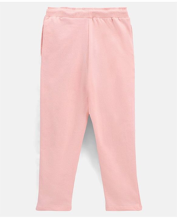 Pine Kids Organic Cotton & Biowashed Track Pants - Peach