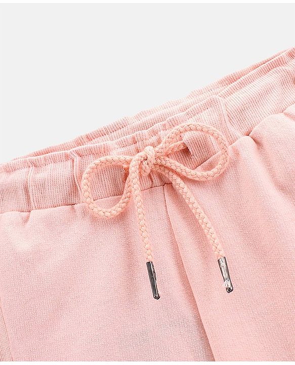 Pine Kids Organic Cotton & Biowashed Track Pants - Peach