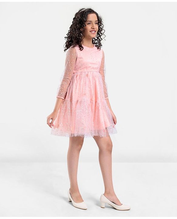 Pine Kids Girls Party Dresses and Gowns 6-7Y Pink