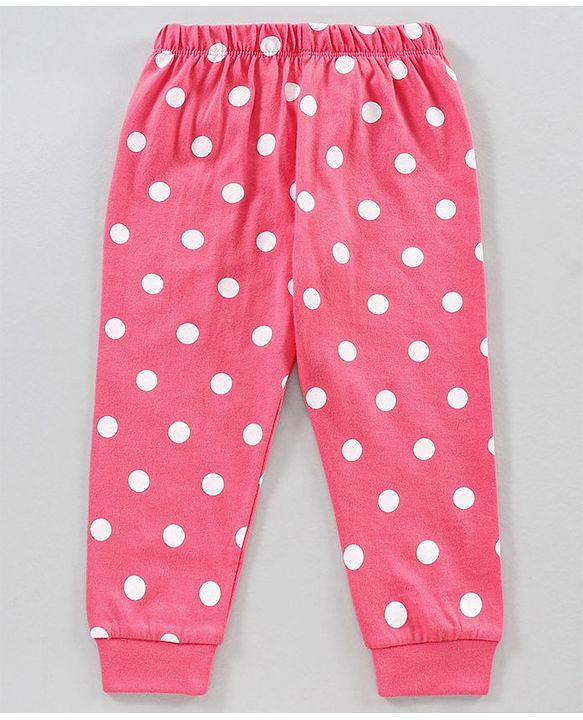 Babyhug Disney Full Sleeves Night Suit Minnie Mouse Print - Pink