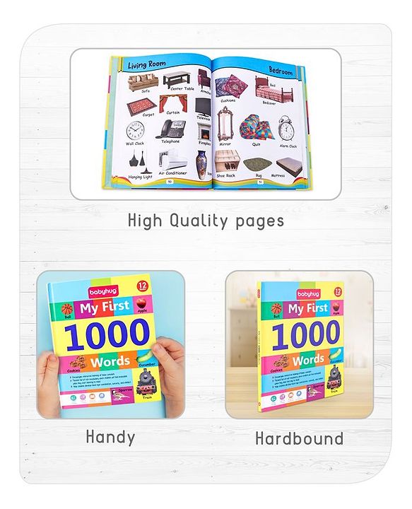 Babyhug My First 1000 Words - English