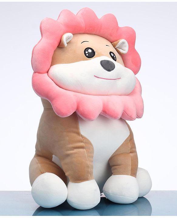 Babyhug Sunny Lion Soft Toy Beige - Height 45 cm