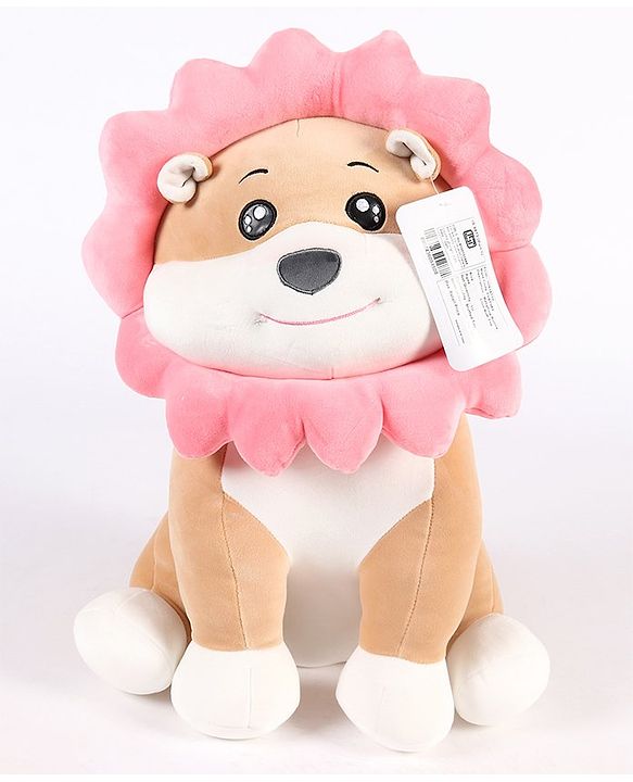 Babyhug Sunny Lion Soft Toy Beige - Height 45 cm