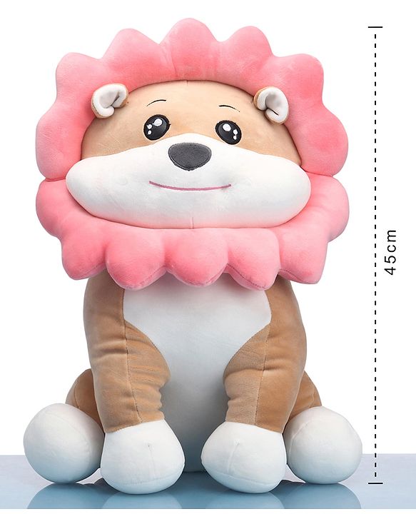 Babyhug Sunny Lion Soft Toy Beige - Height 45 cm
