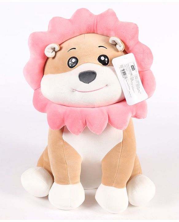 Babyhug Sunny Lion Soft Toy Beige - Height 45 cm