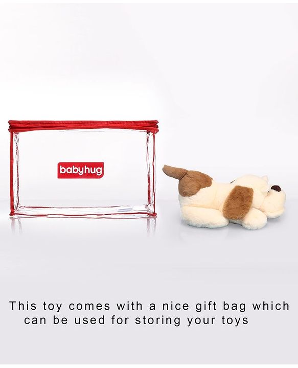Babyhug Sleepy Doggy Soft Toy - Length 45 cm
