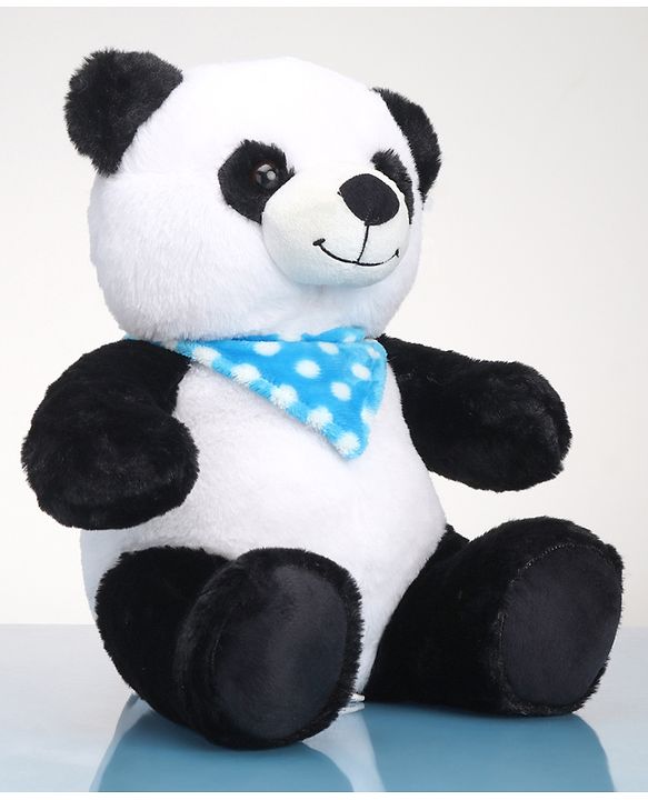 Babyhug Panda Soft Toy with Scarf - Height 35 cm (Colour May Vary)