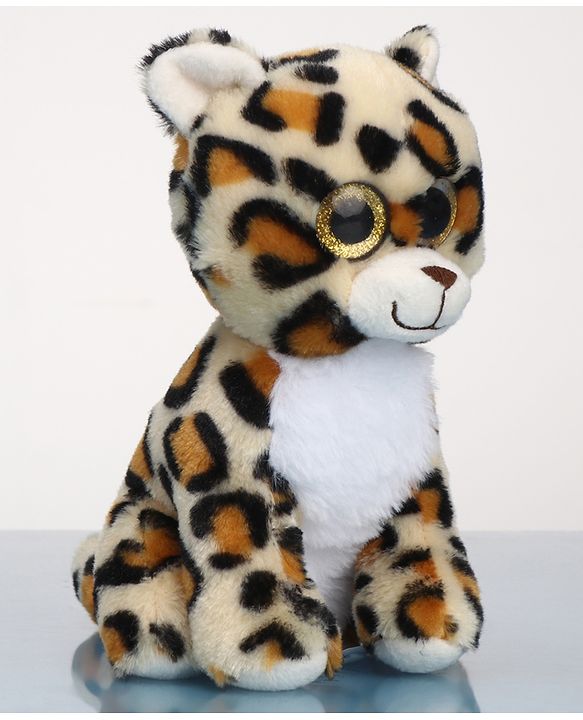 Babyhug Baby Cheetah Soft Toy Beige & White - Height 20 cm