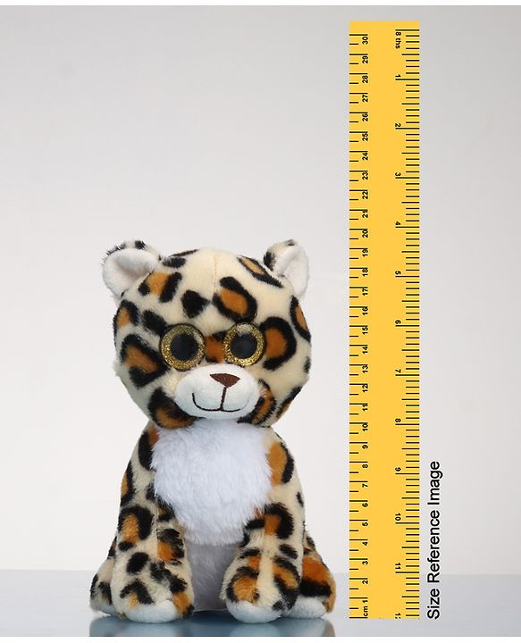 Babyhug Baby Cheetah Soft Toy Beige & White - Height 20 cm
