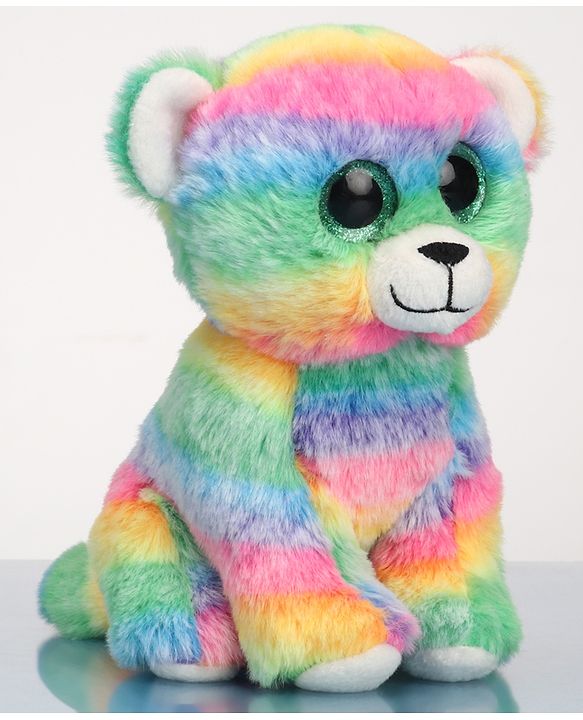 Babyhug Rainbow Kitty Soft Toy - 20cm (Color May Vary)