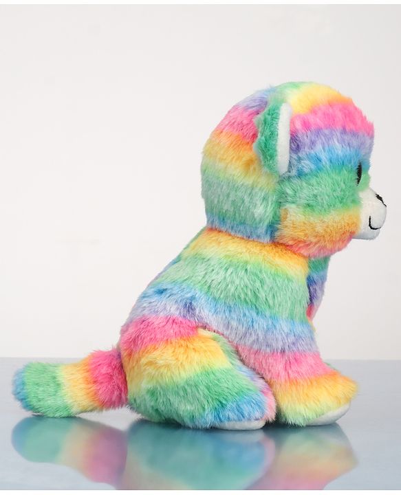 Babyhug Rainbow Kitty Soft Toy - 20cm (Color May Vary)
