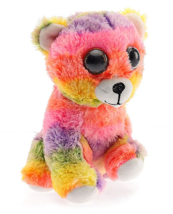 Babyhug Rainbow Kitty Soft Toy - 20cm (Color May Vary)