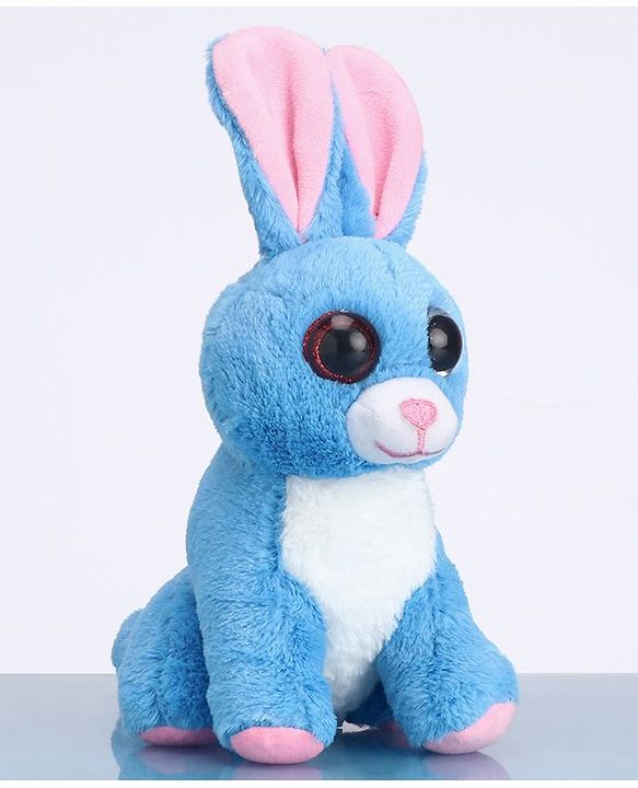 Babyhug Bunny Soft Toy Blue - Height 20 cm