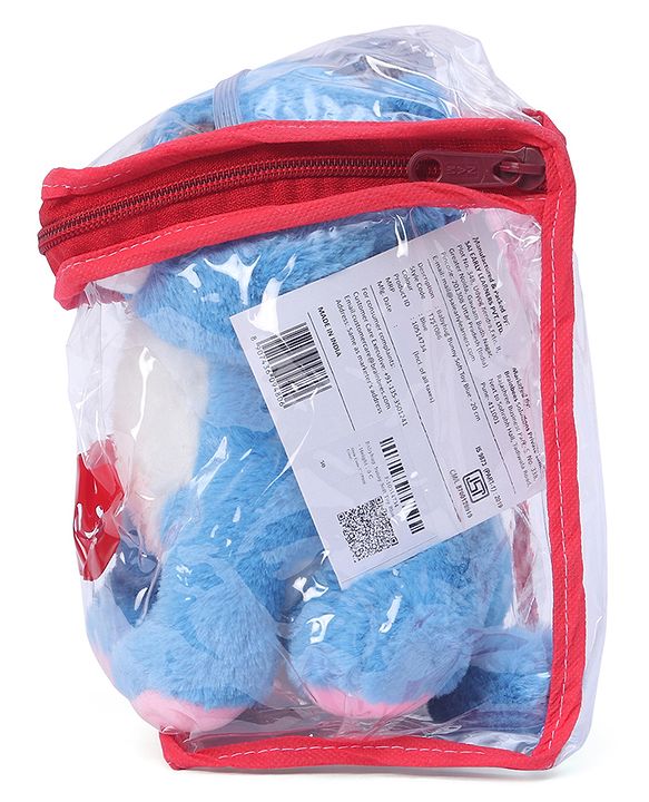 Babyhug Bunny Soft Toy Blue - Height 20 cm