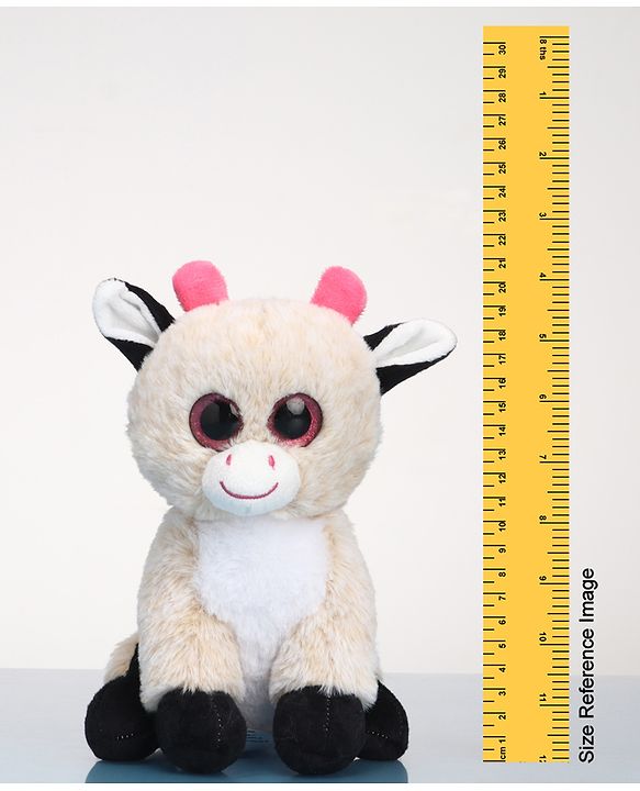 Babyhug Baby Cow Soft Toy Peach - Height 20 cm