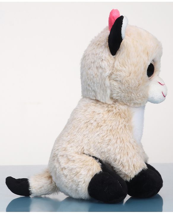 Babyhug Baby Cow Soft Toy Peach - Height 20 cm