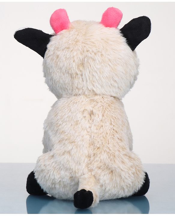 Babyhug Baby Cow Soft Toy Peach - Height 20 cm