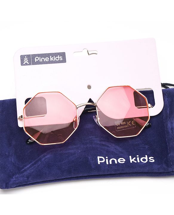 Pine Kids Free Size Sunglasses for Girls - Pink