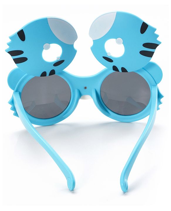 Babyhug Cat Print Sunglasses - Blue
