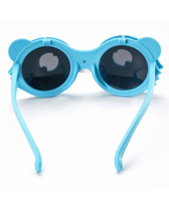 Babyhug Cat Print Sunglasses - Blue