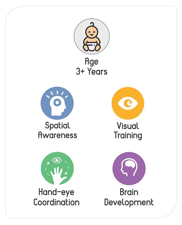 Babyhug Wooden Classic Beads Maze - Multicolor | Montessori Wooden Activity Toy | Helps Develop Fine Motor Skills & Hand-Eye Coordination | Ideal for Toddlers | BIS Certified