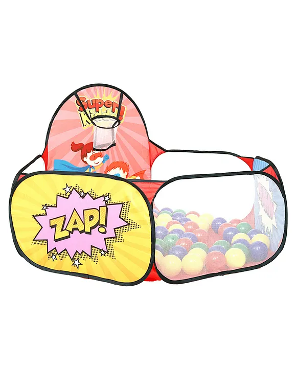 Playhood Super Kiddo Ball Pool With 50 Balls - Multicolour [+info]